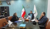 نشست علمی رئیس مرکز با مدیرعامل شرکت دانشبنیان «اکسیر دانش آبادیس»
